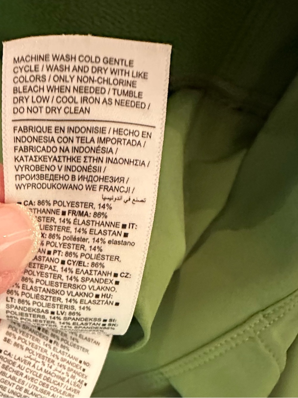 Athleta Brooklyn Heights High Rise Cargo Pant, Wide Leg, Baja Green; EUC, Sz. 8 - Picture 14 of 15